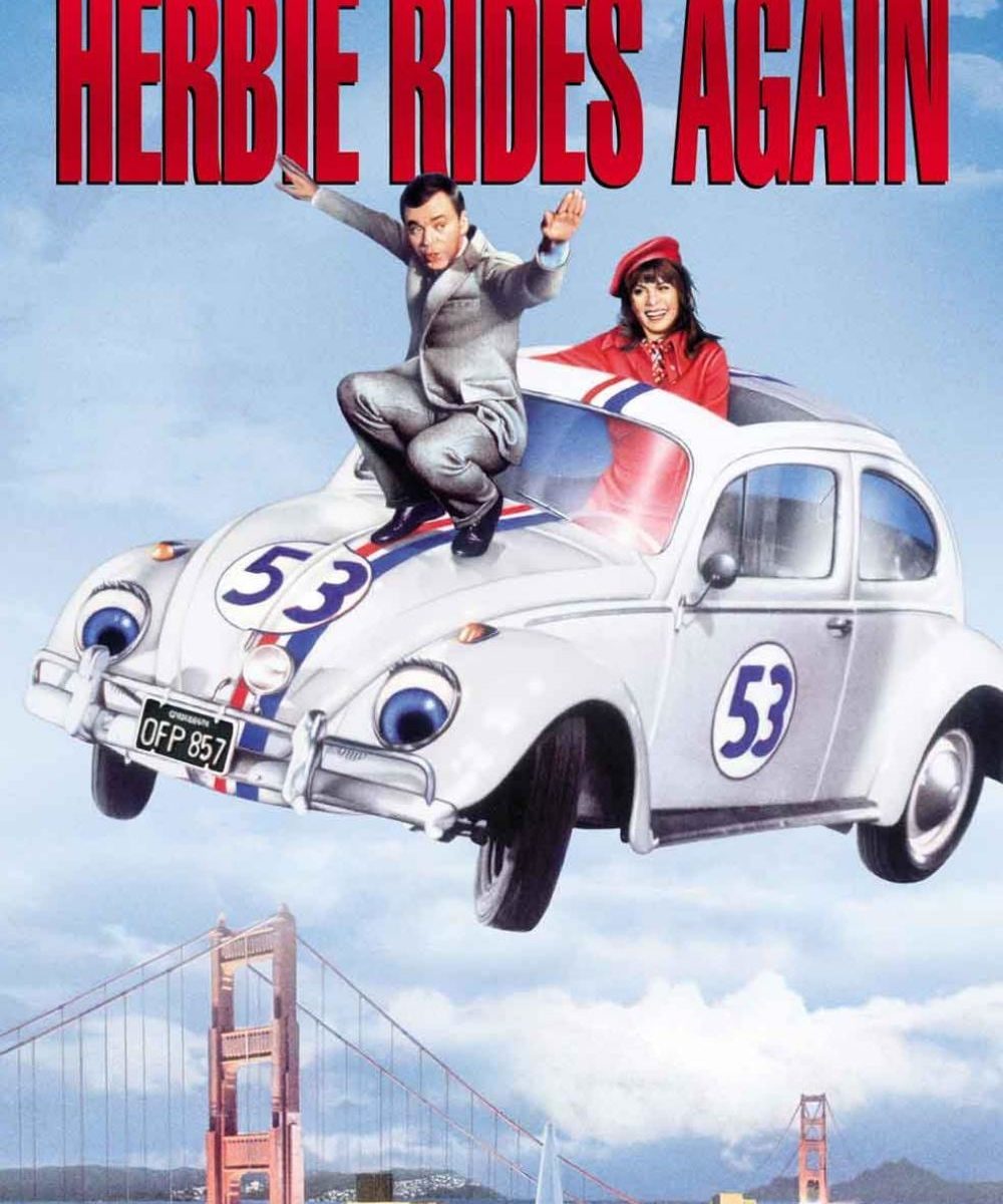Poster for the movie "Herbie Rides Again"