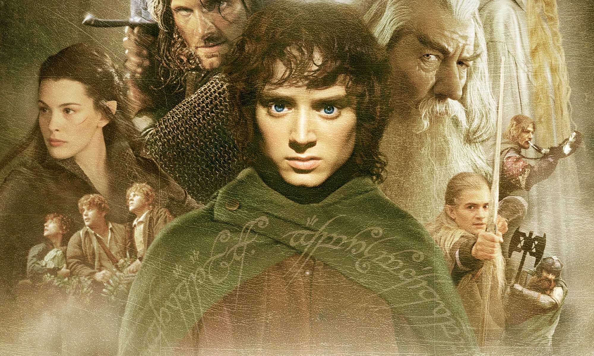 Poster for the movie "The Lord of the Rings: The Fellowship of the Ring"