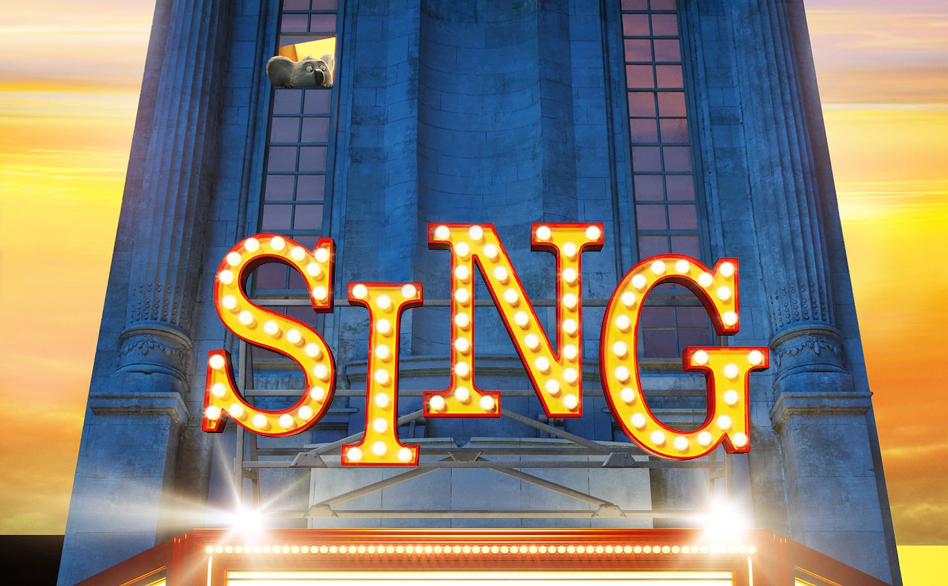 Poster for the movie "Sing"