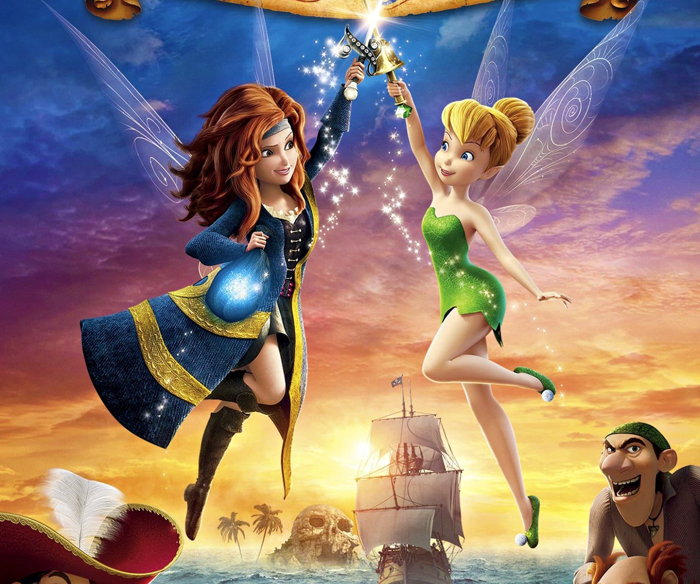 Poster for the movie "Tinker Bell and the Pirate Fairy"