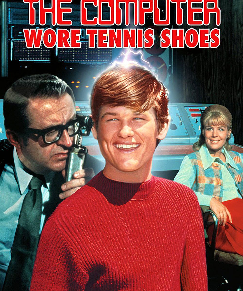 Poster for the movie "The Computer Wore Tennis Shoes"