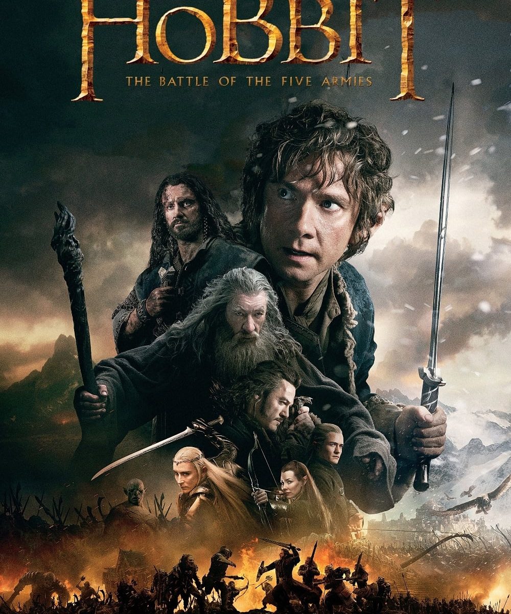Poster for the movie "The Hobbit: The Battle of the Five Armies"