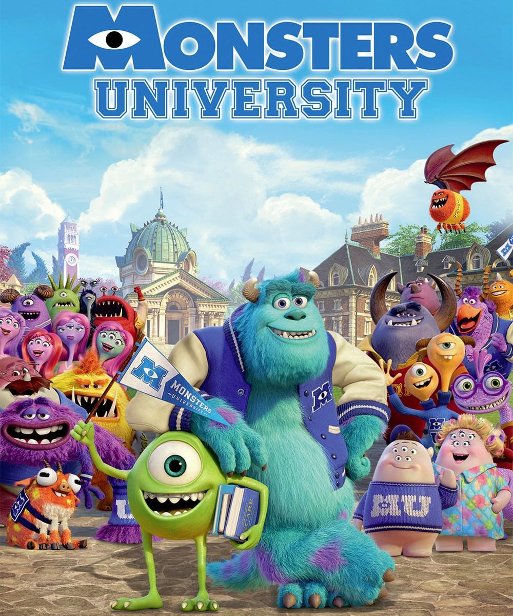 Poster for the movie "Monsters University"