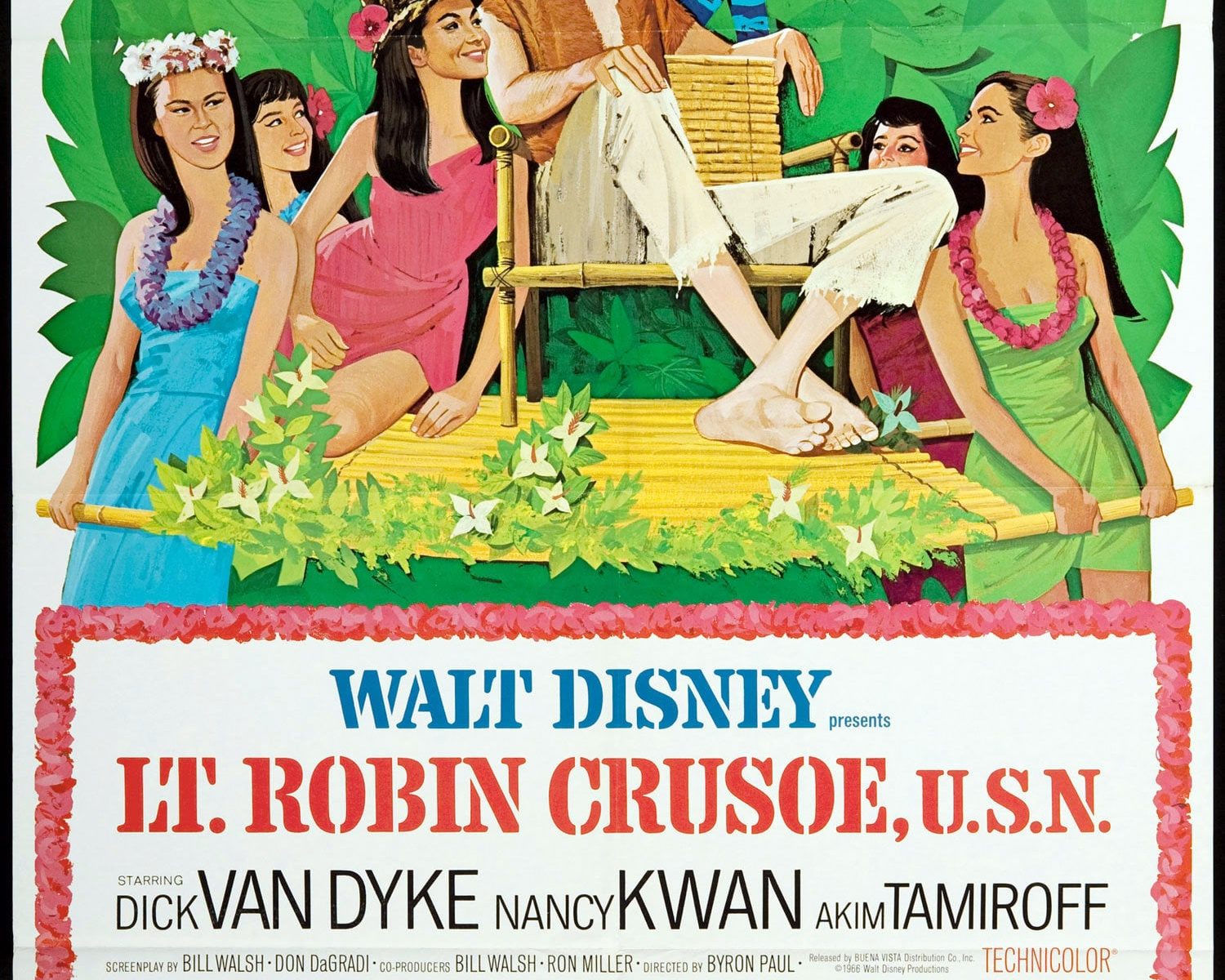 Poster for the movie "Lt. Robin Crusoe U.S.N."