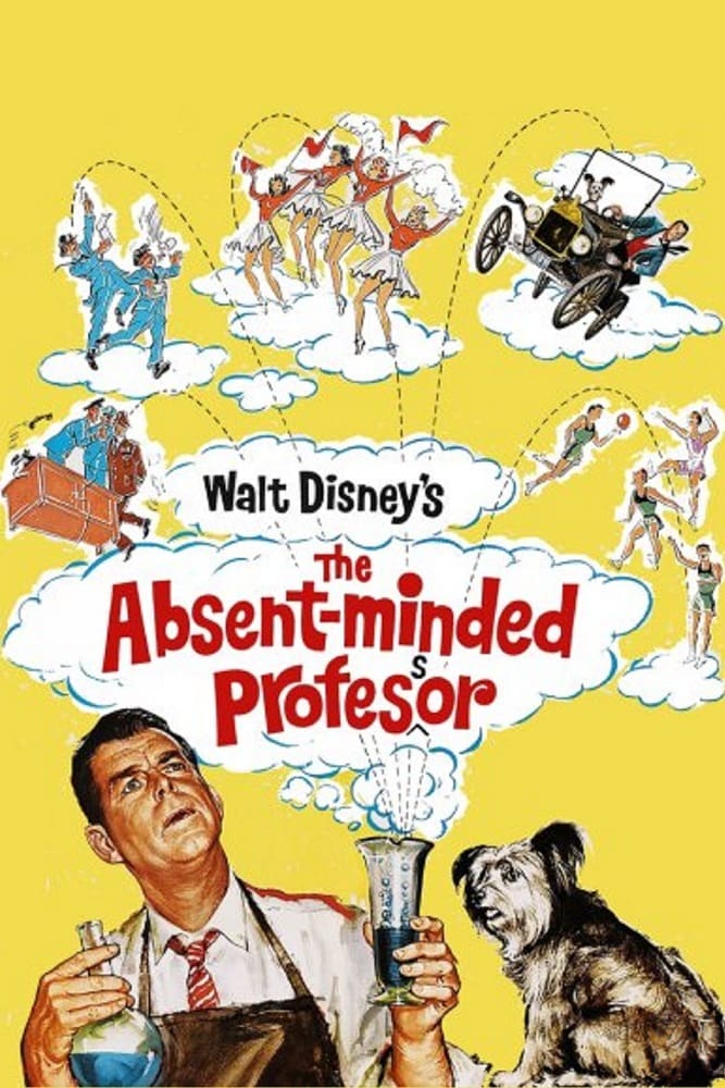 Poster for the movie "The Absent-Minded Professor"