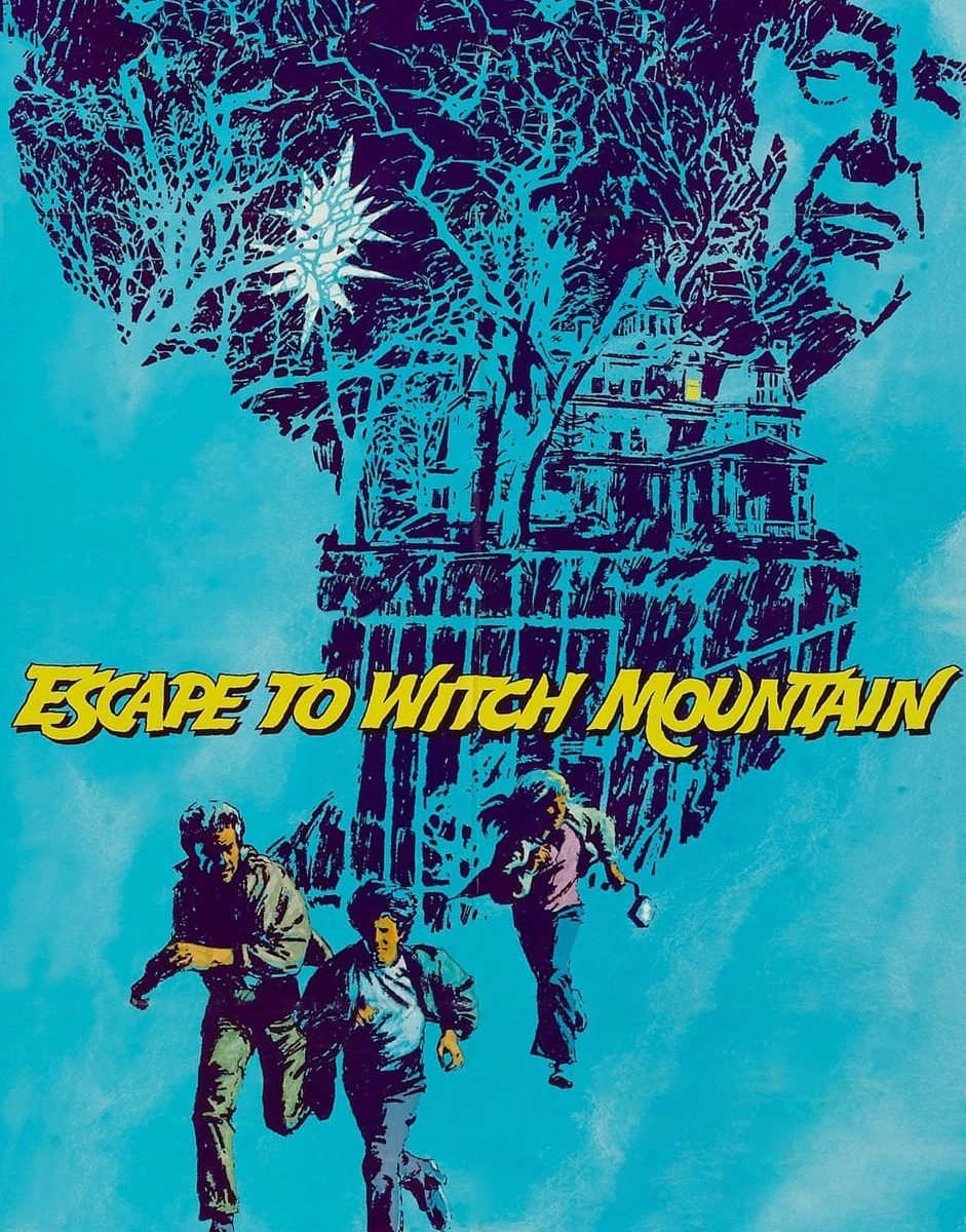Poster for the movie "Escape to Witch Mountain"