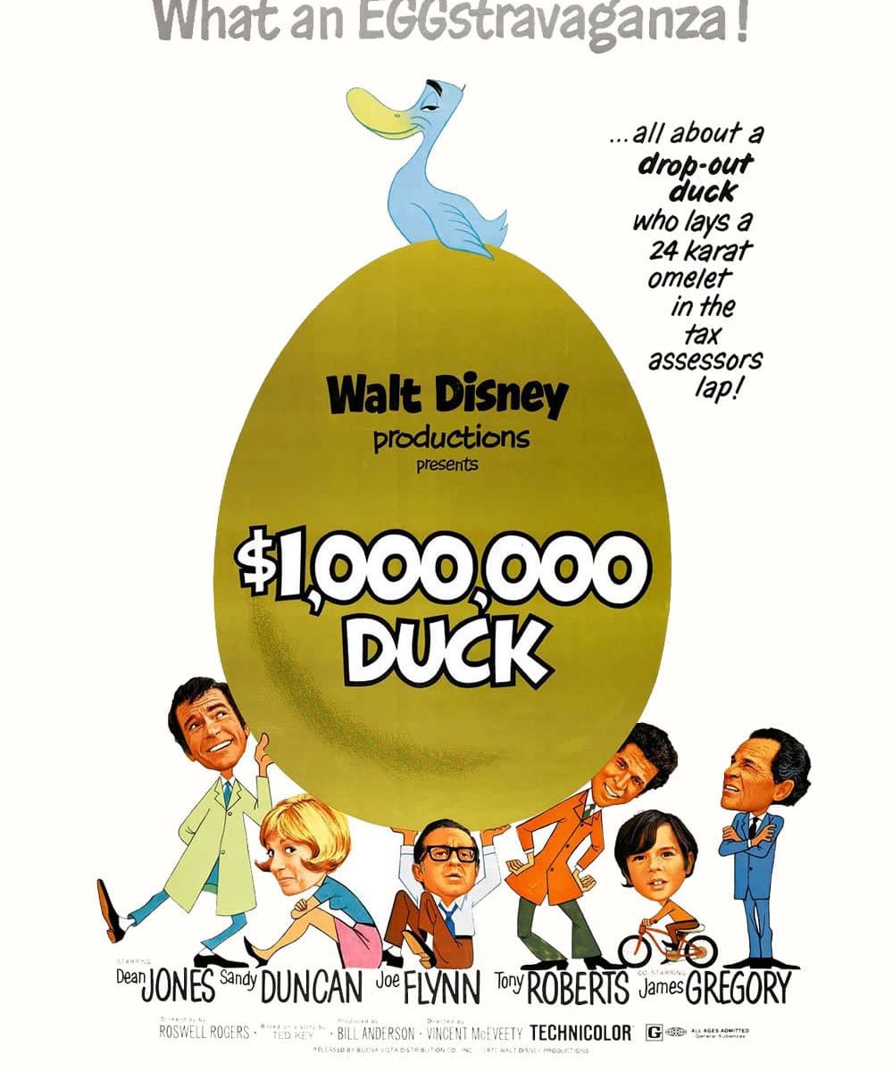 Poster for the movie "The Million Dollar Duck"