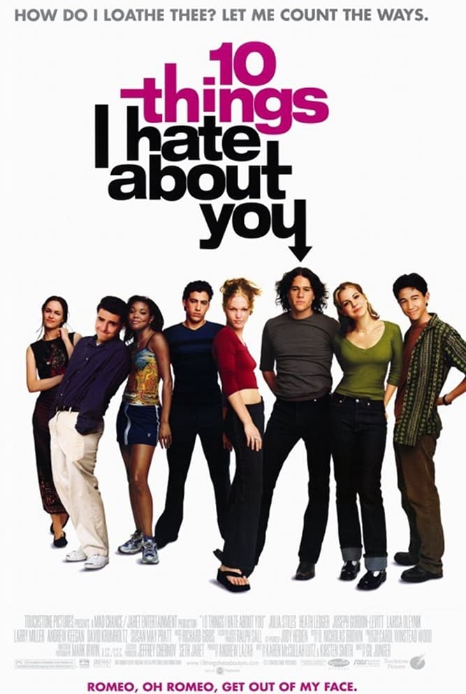 Poster for the movie "10 Things I Hate About You"