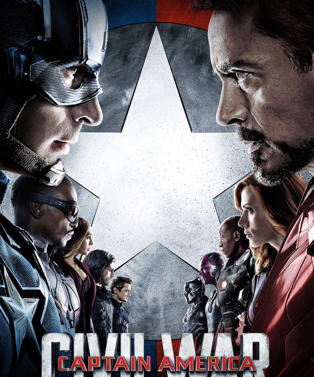 Poster for the movie "Captain America: Civil War"