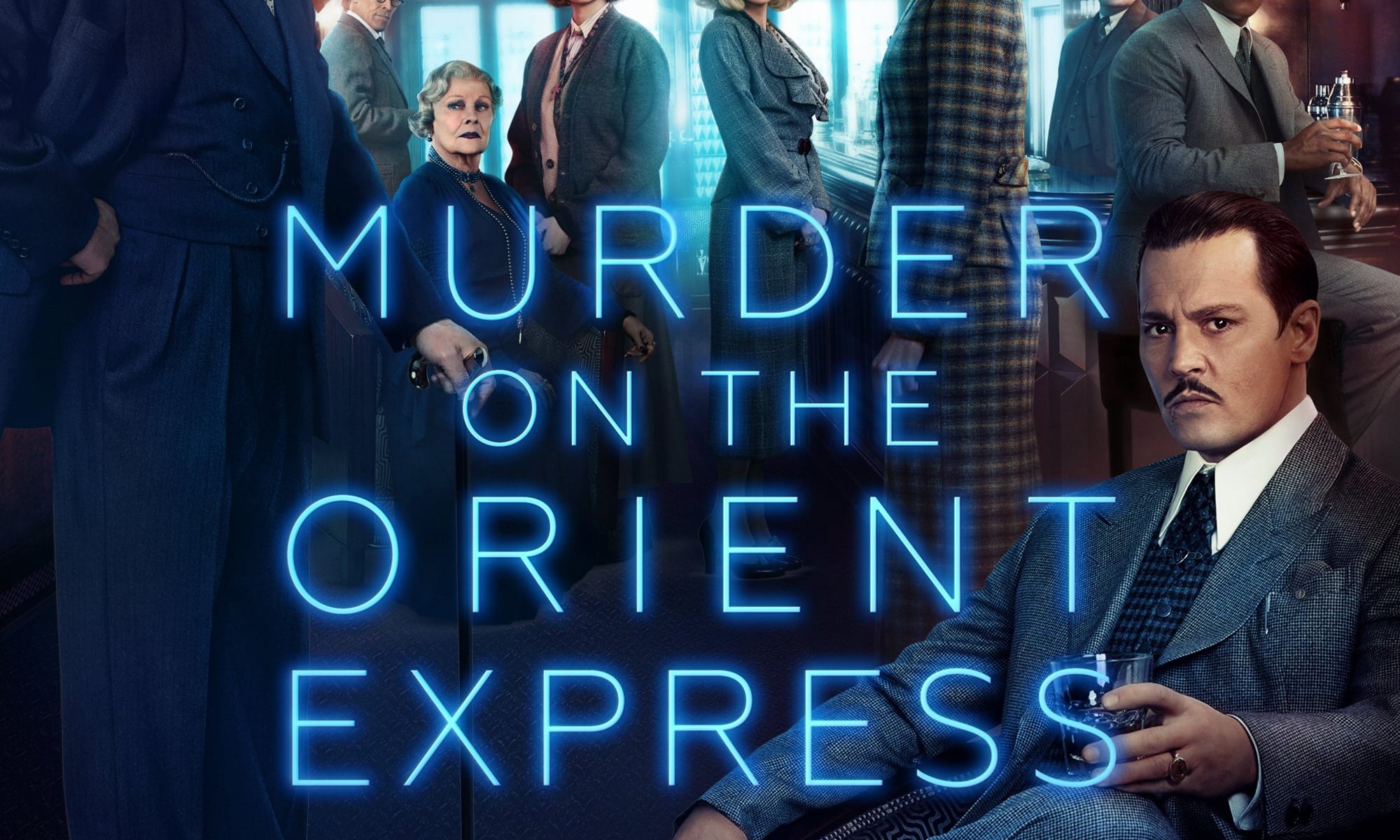 Poster for the movie "Murder on the Orient Express"