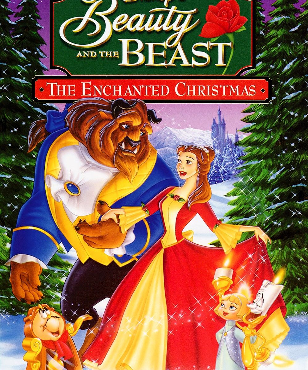 Poster for the movie "Beauty and the Beast: The Enchanted Christmas"