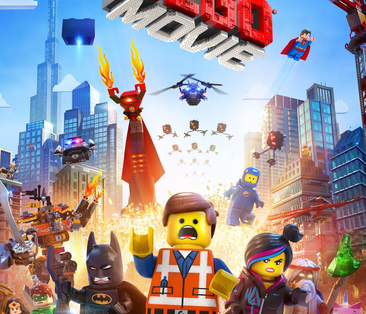 Poster for the movie "The Lego Movie"