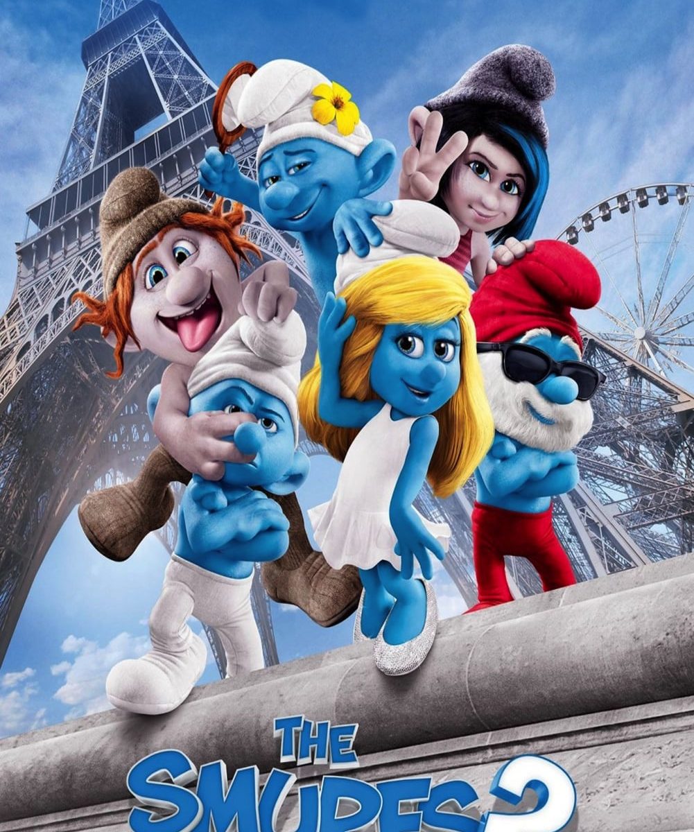 Poster for the movie "The Smurfs 2"