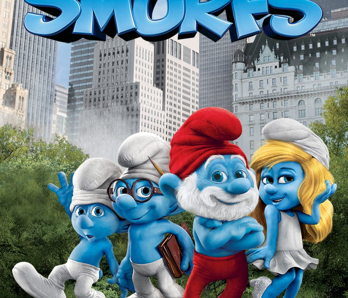 Poster for the movie "The Smurfs"