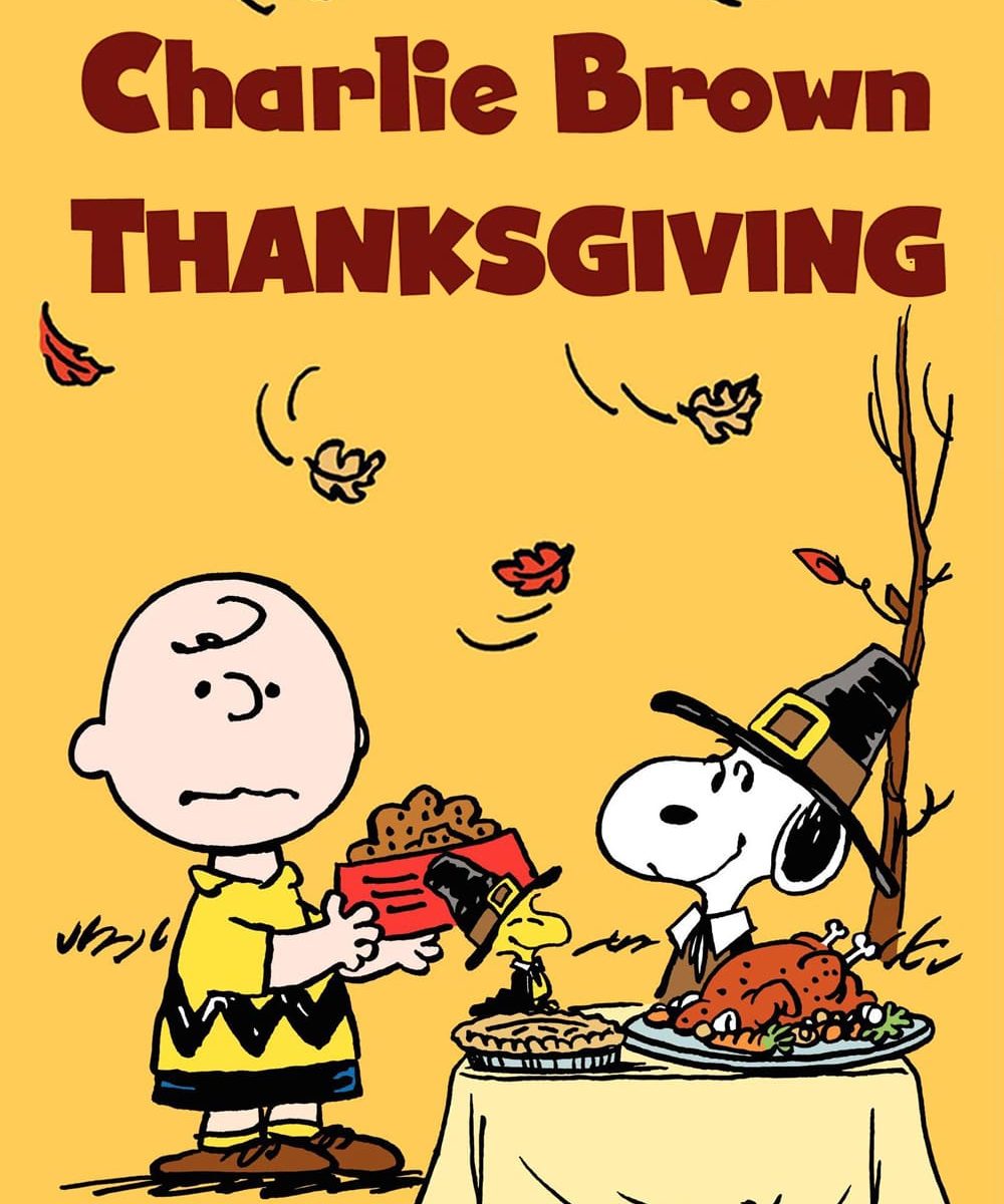 Poster for the movie "A Charlie Brown Thanksgiving"