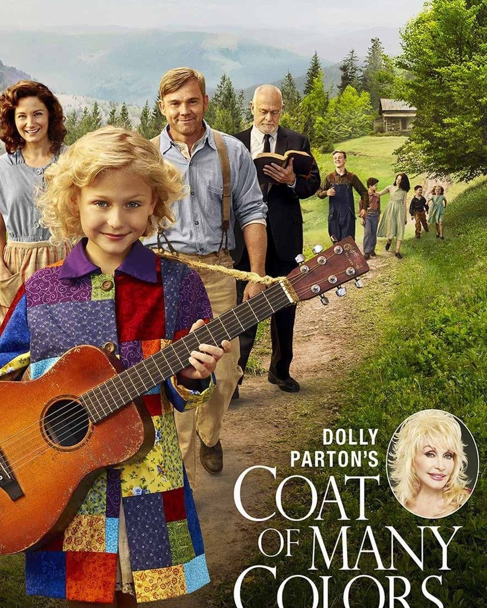 Poster for the movie "Dolly Parton's Coat of Many Colors"