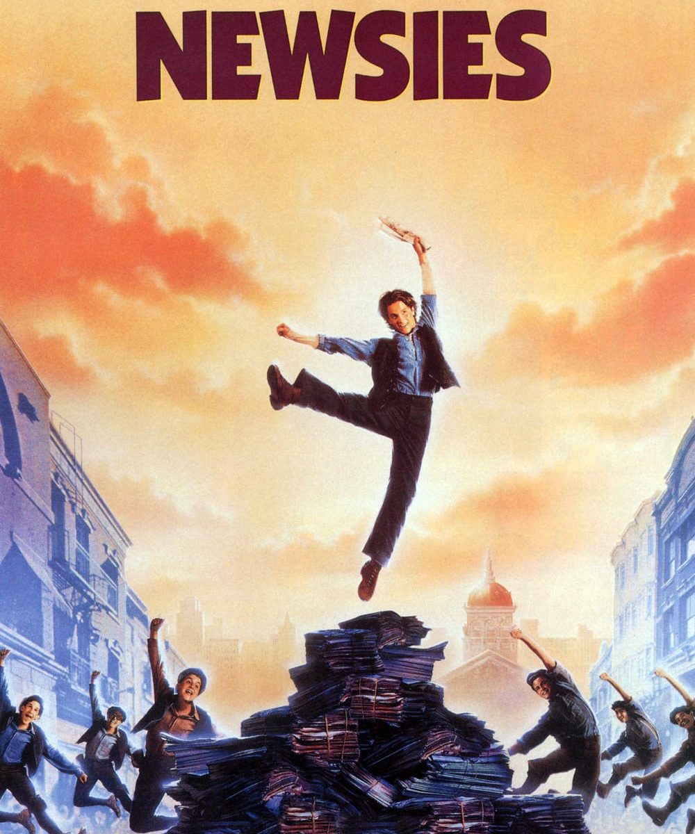 Poster for the movie "Newsies"