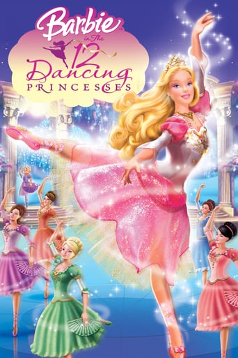Poster for the movie "Barbie in the 12 Dancing Princesses"