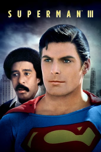 Poster for the movie "Superman III"