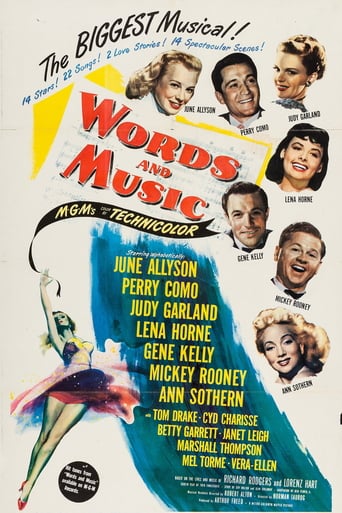 Poster for the movie "Words and Music"
