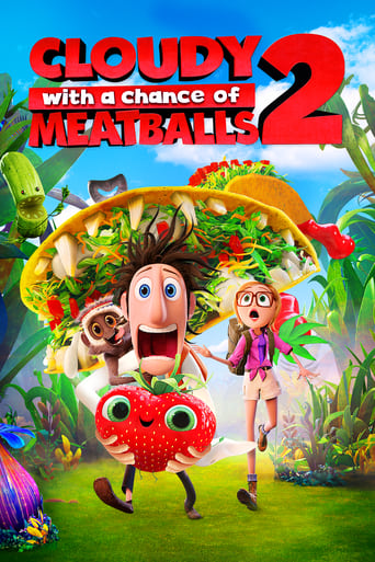Poster for the movie "Cloudy with a Chance of Meatballs 2"