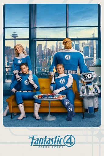 Poster for the movie "The Fantastic 4: First Steps"